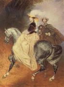 Karl Briullov Riders oil painting on canvas